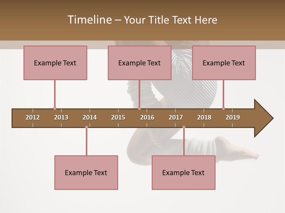 Stretching Leap Grace PowerPoint Template