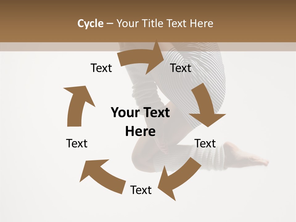 Stretching Leap Grace PowerPoint Template