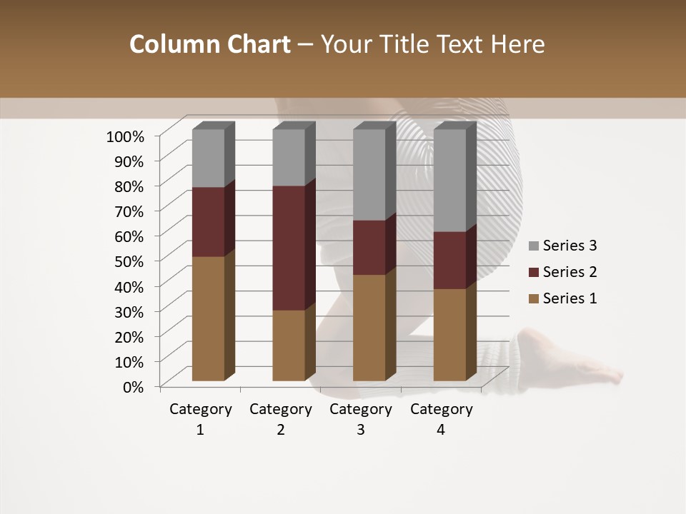 Stretching Leap Grace PowerPoint Template