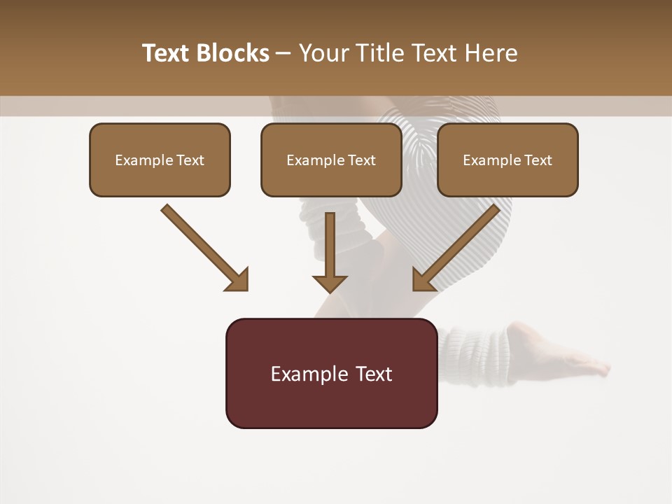Stretching Leap Grace PowerPoint Template