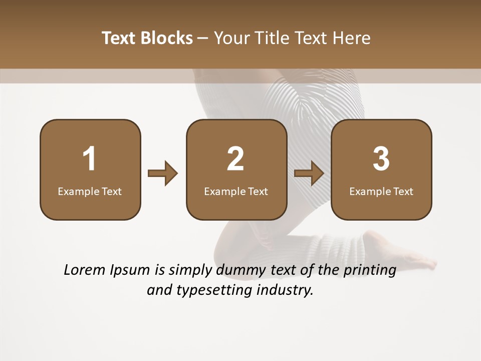 Stretching Leap Grace PowerPoint Template