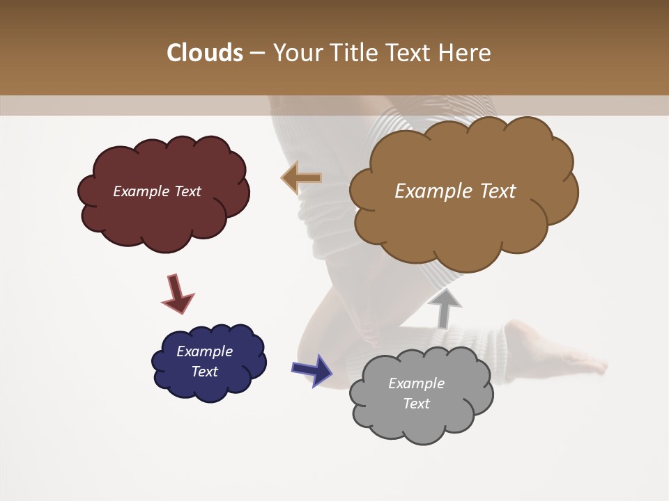 Stretching Leap Grace PowerPoint Template