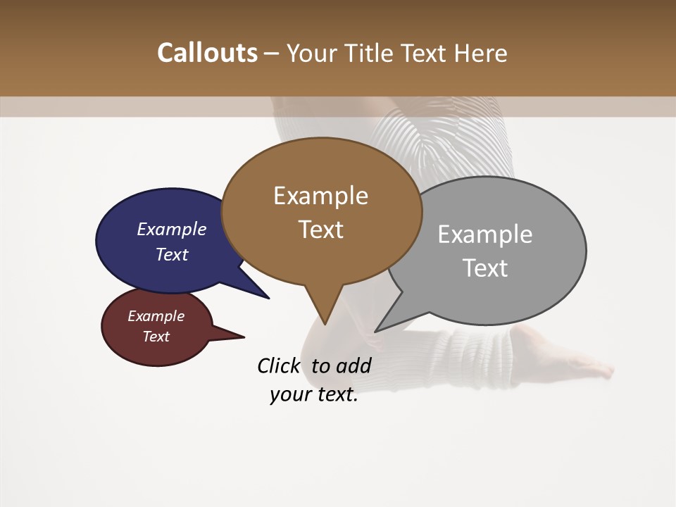 Stretching Leap Grace PowerPoint Template