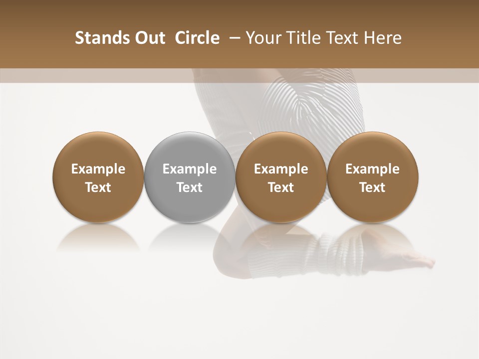 Stretching Leap Grace PowerPoint Template