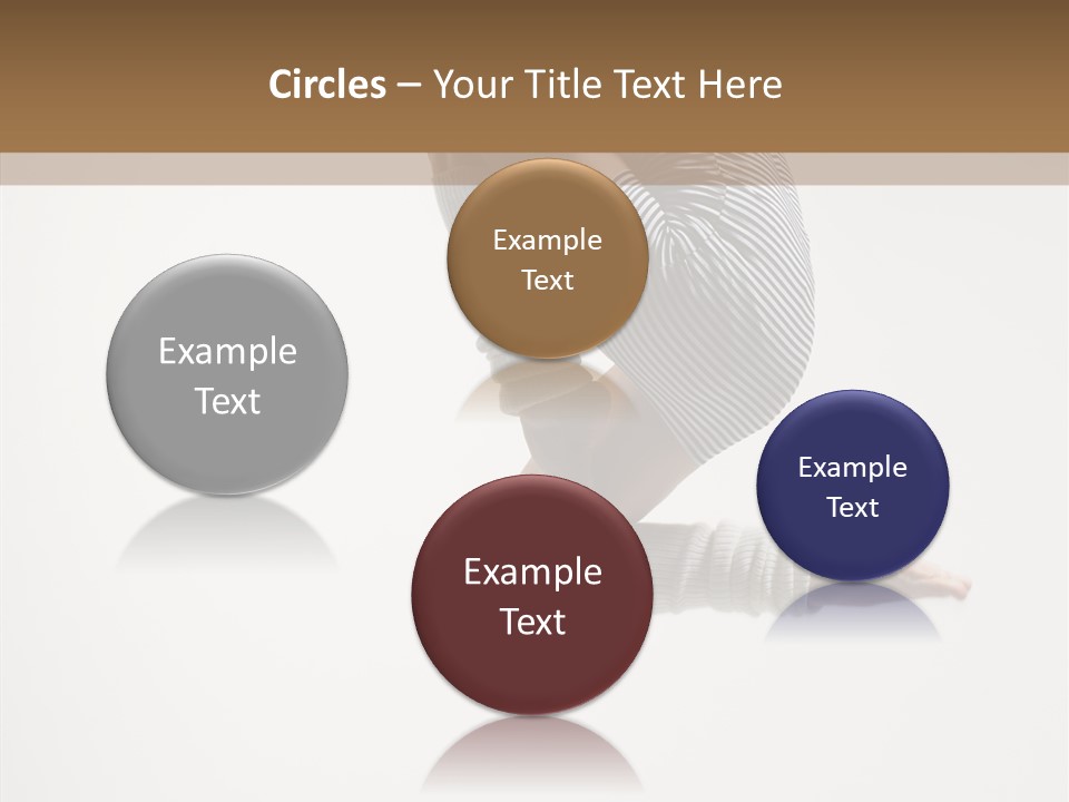 Stretching Leap Grace PowerPoint Template