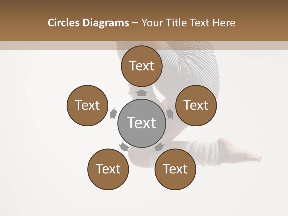 Stretching Leap Grace PowerPoint Template