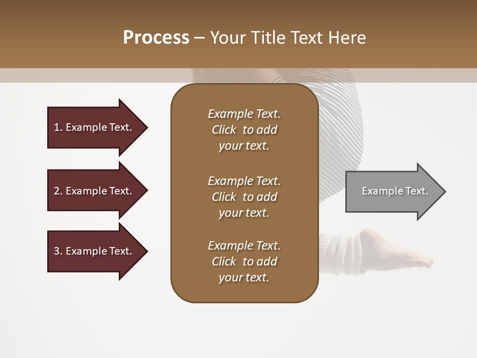Stretching Leap Grace PowerPoint Template