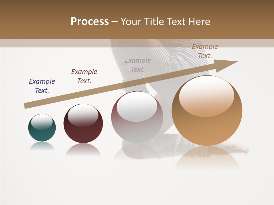 Stretching Leap Grace PowerPoint Template