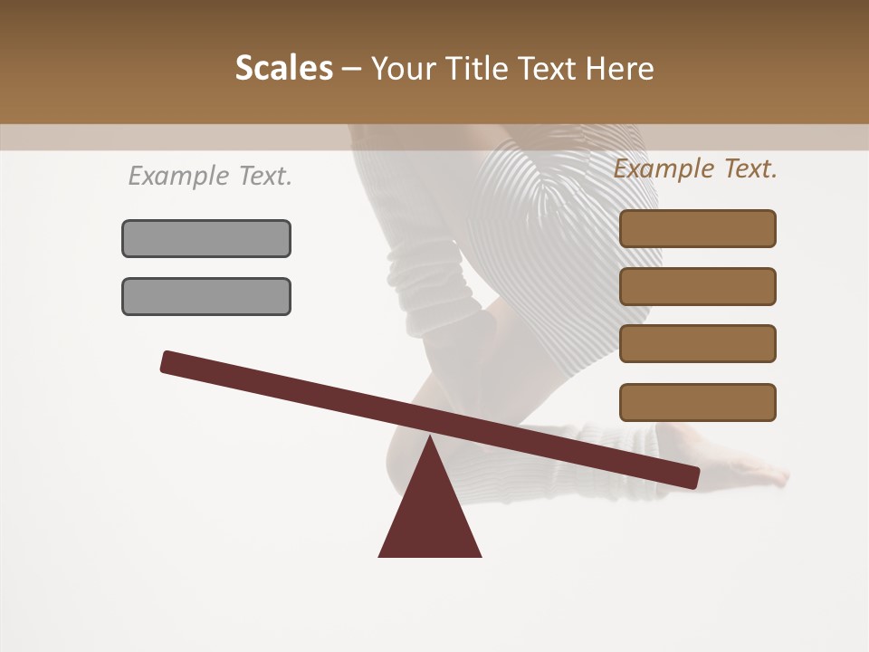 Stretching Leap Grace PowerPoint Template
