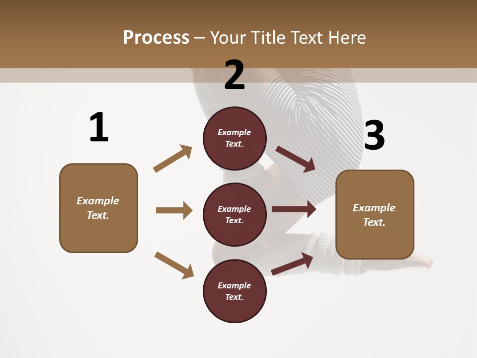 Stretching Leap Grace PowerPoint Template