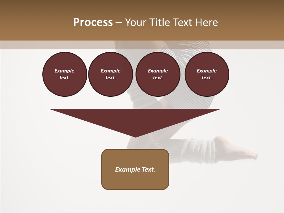 Stretching Leap Grace PowerPoint Template