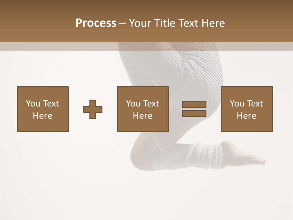 Stretching Leap Grace PowerPoint Template