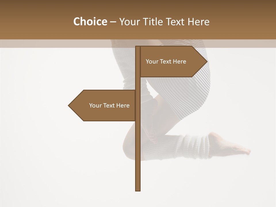 Stretching Leap Grace PowerPoint Template