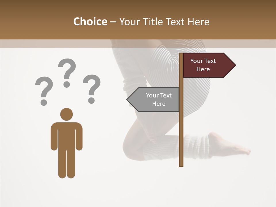 Stretching Leap Grace PowerPoint Template