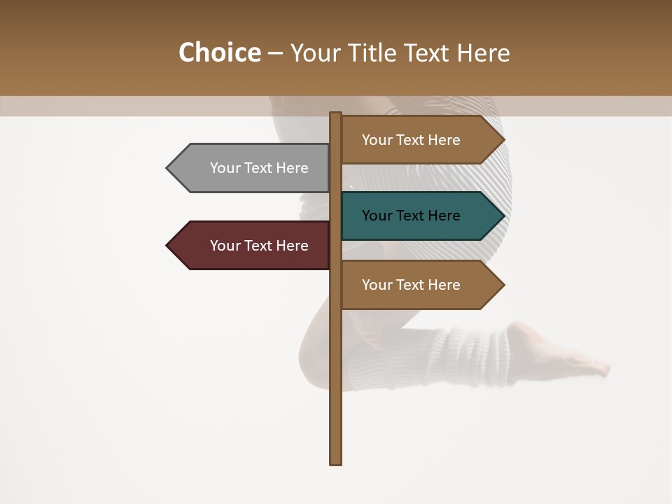 Stretching Leap Grace PowerPoint Template