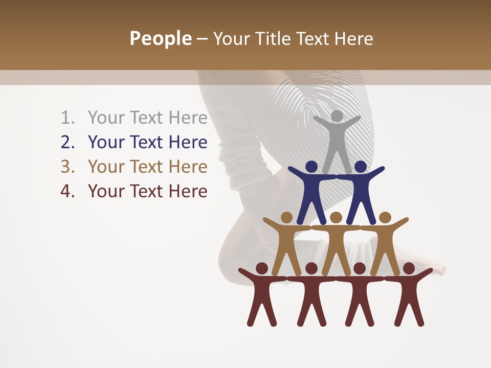 Stretching Leap Grace PowerPoint Template