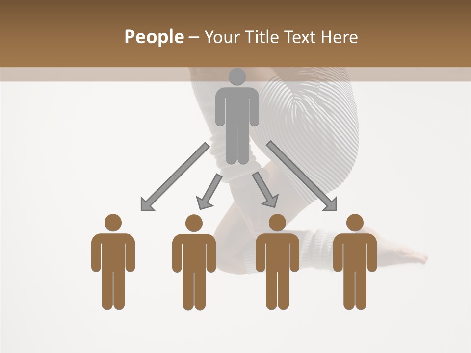 Stretching Leap Grace PowerPoint Template