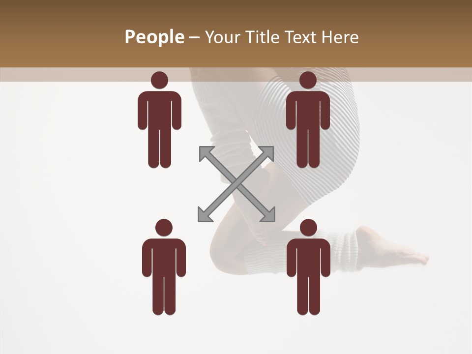 Stretching Leap Grace PowerPoint Template