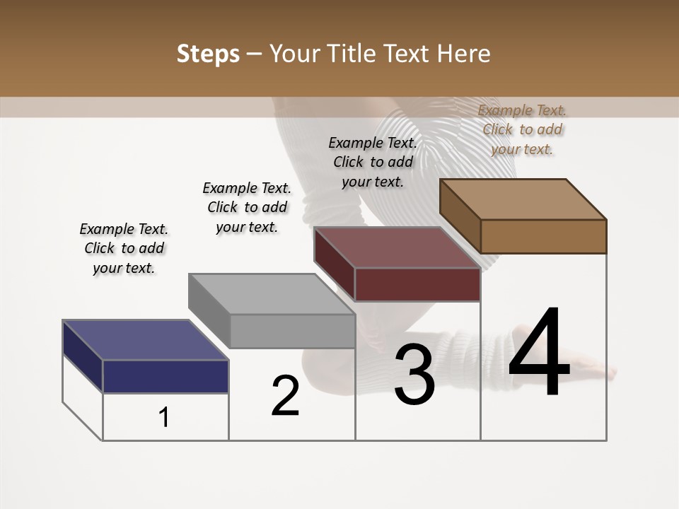 Stretching Leap Grace PowerPoint Template