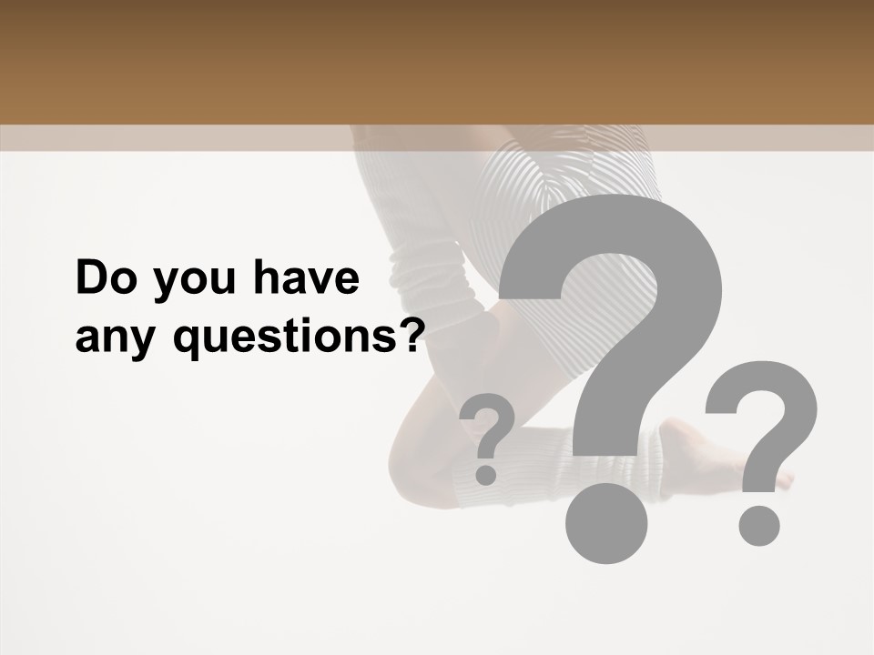 Stretching Leap Grace PowerPoint Template