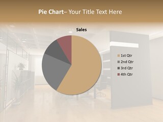 Desks Room Corporation PowerPoint Template