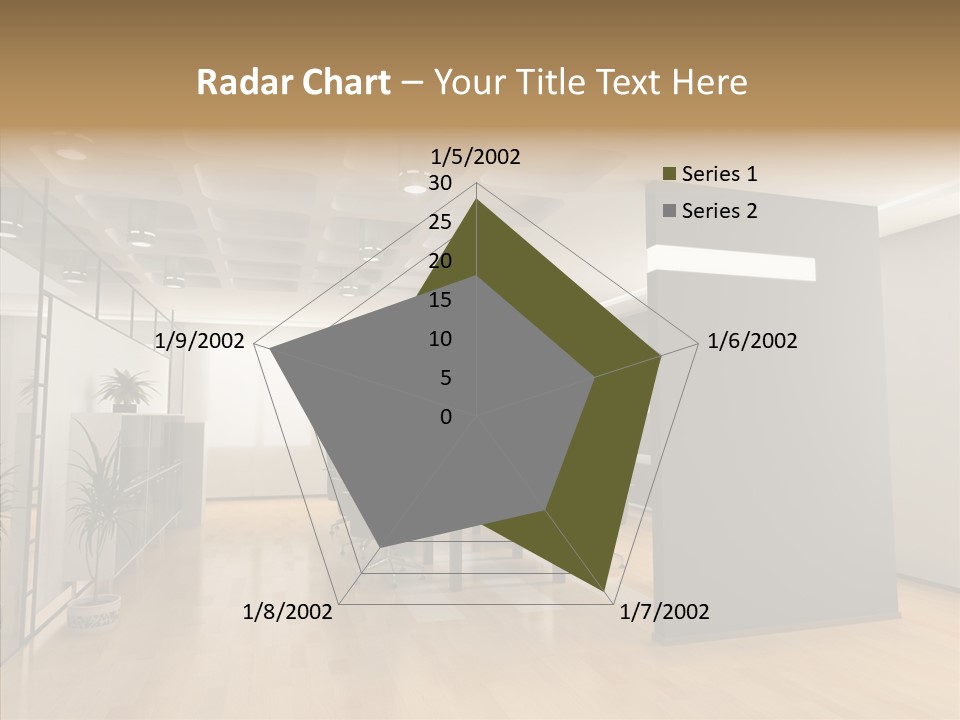 Desks Room Corporation PowerPoint Template