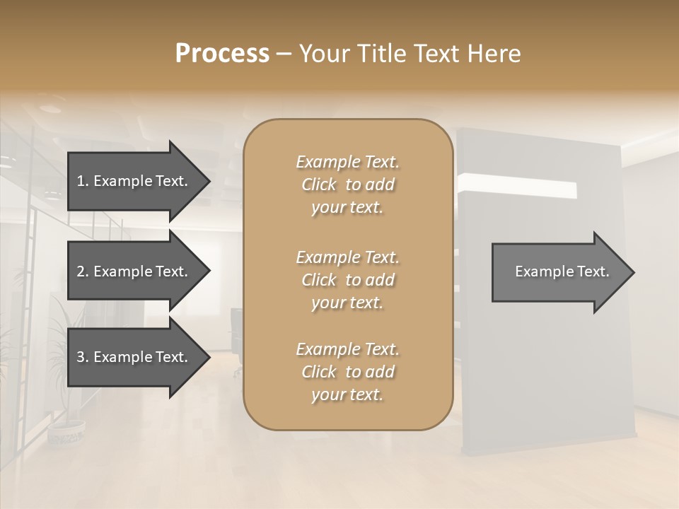 Desks Room Corporation PowerPoint Template