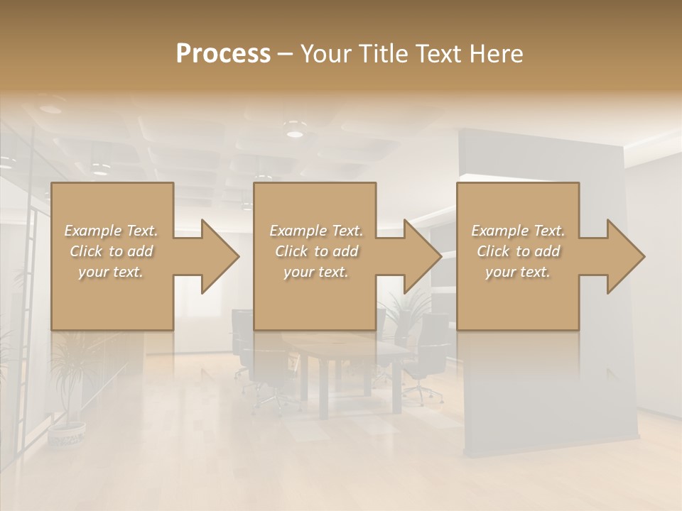 Desks Room Corporation PowerPoint Template