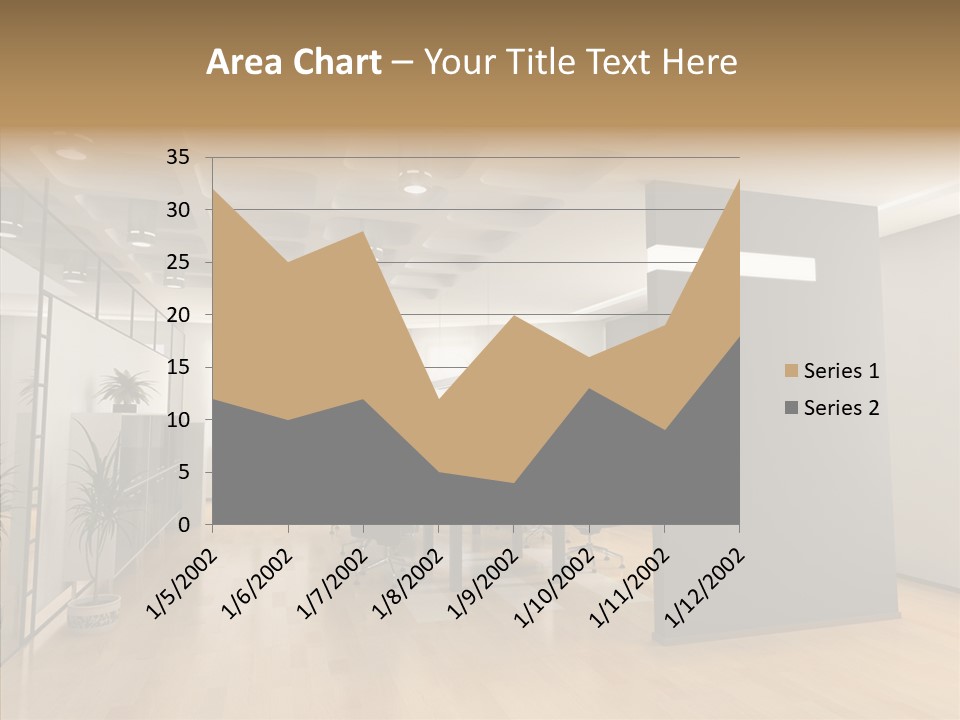 Desks Room Corporation PowerPoint Template