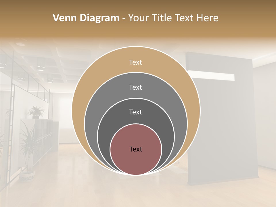 Desks Room Corporation PowerPoint Template