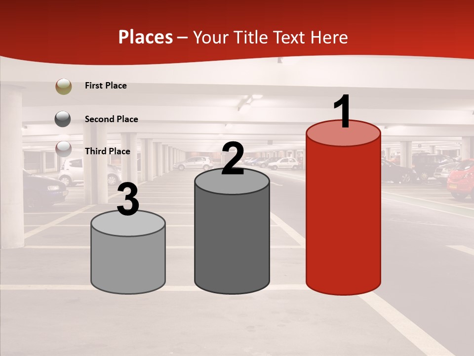 Red Transport Large PowerPoint Template