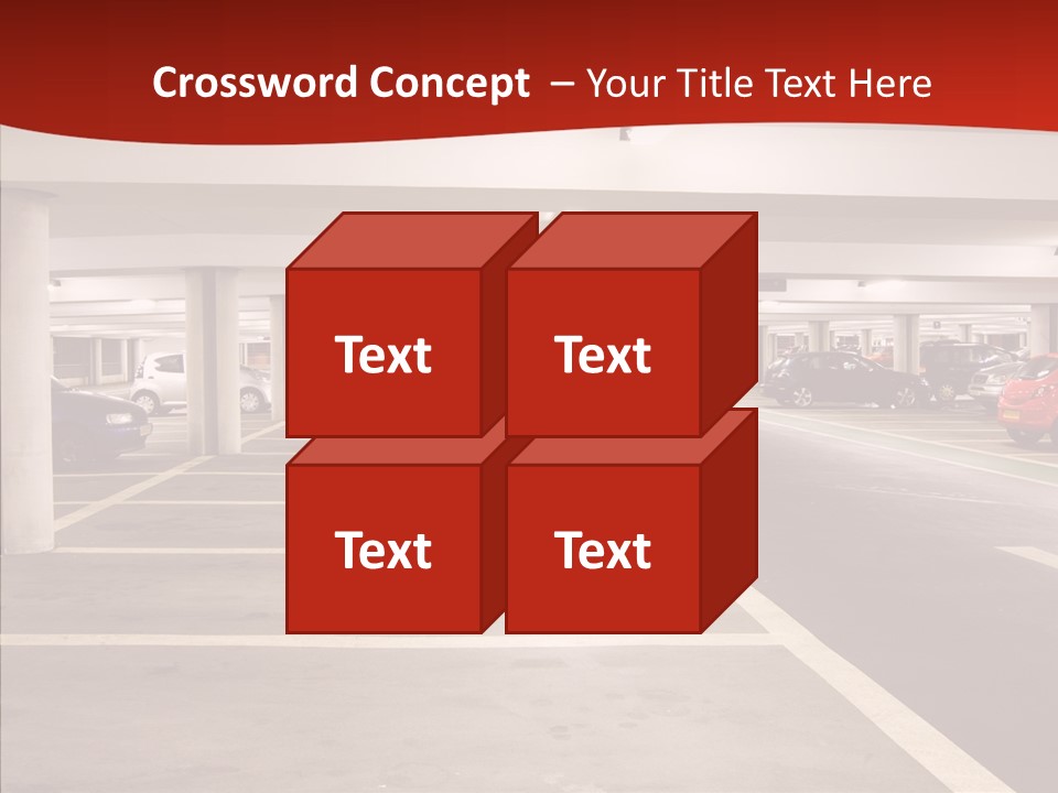 Red Transport Large PowerPoint Template