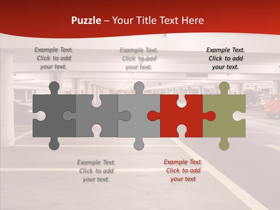Red Transport Large PowerPoint Template