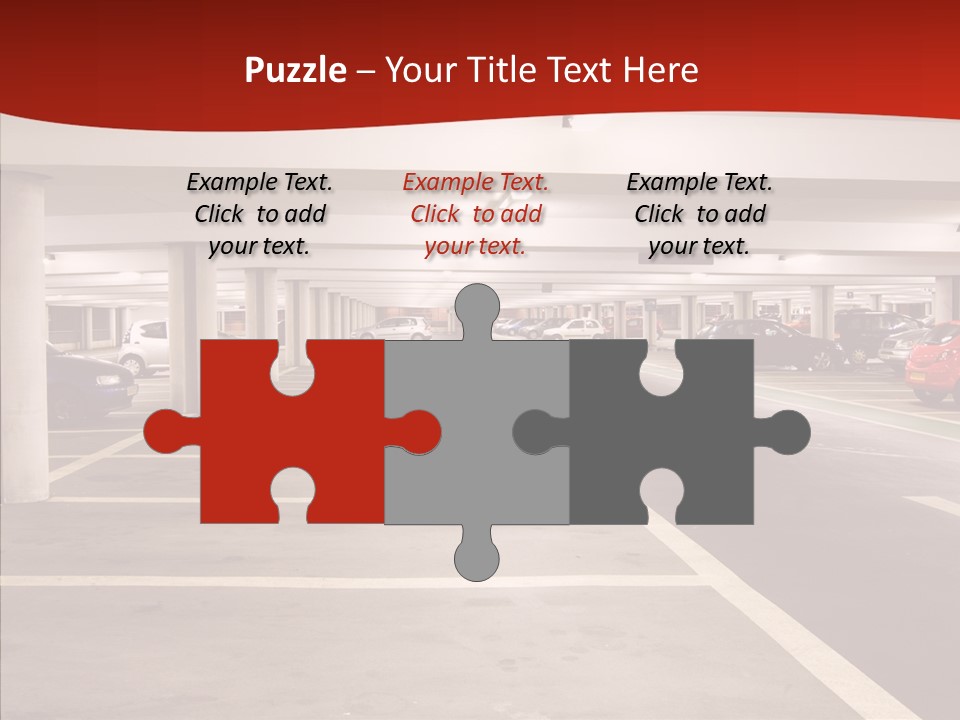 Red Transport Large PowerPoint Template