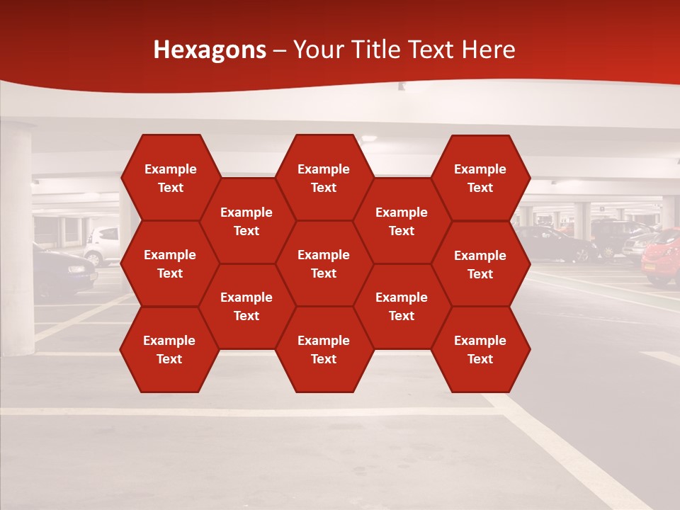 Red Transport Large PowerPoint Template