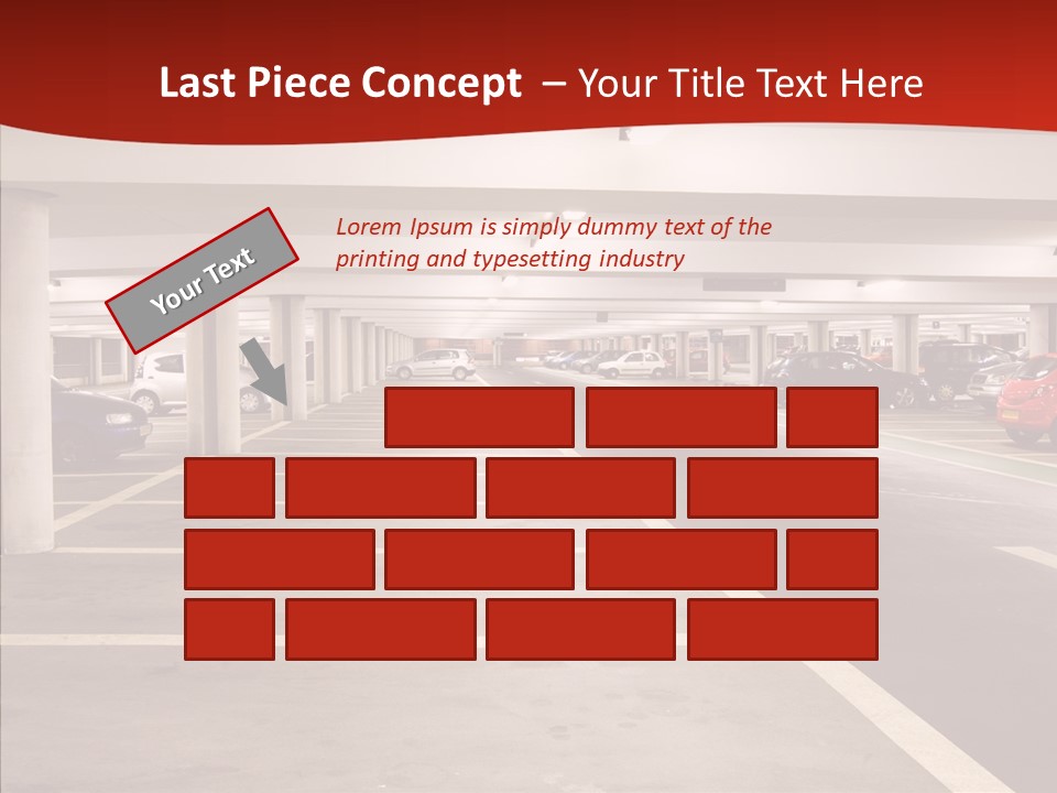 Red Transport Large PowerPoint Template