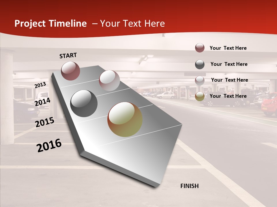 Red Transport Large PowerPoint Template