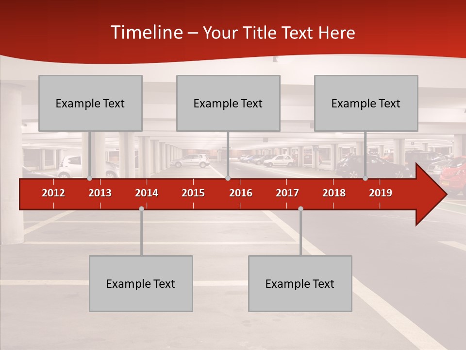 Red Transport Large PowerPoint Template