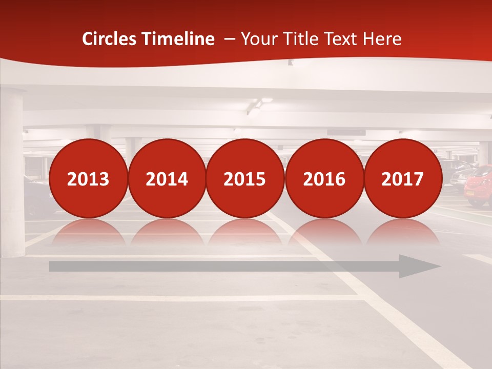 Red Transport Large PowerPoint Template