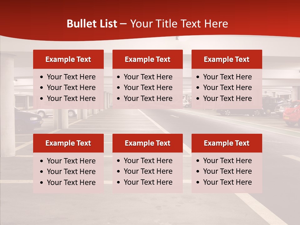 Red Transport Large PowerPoint Template