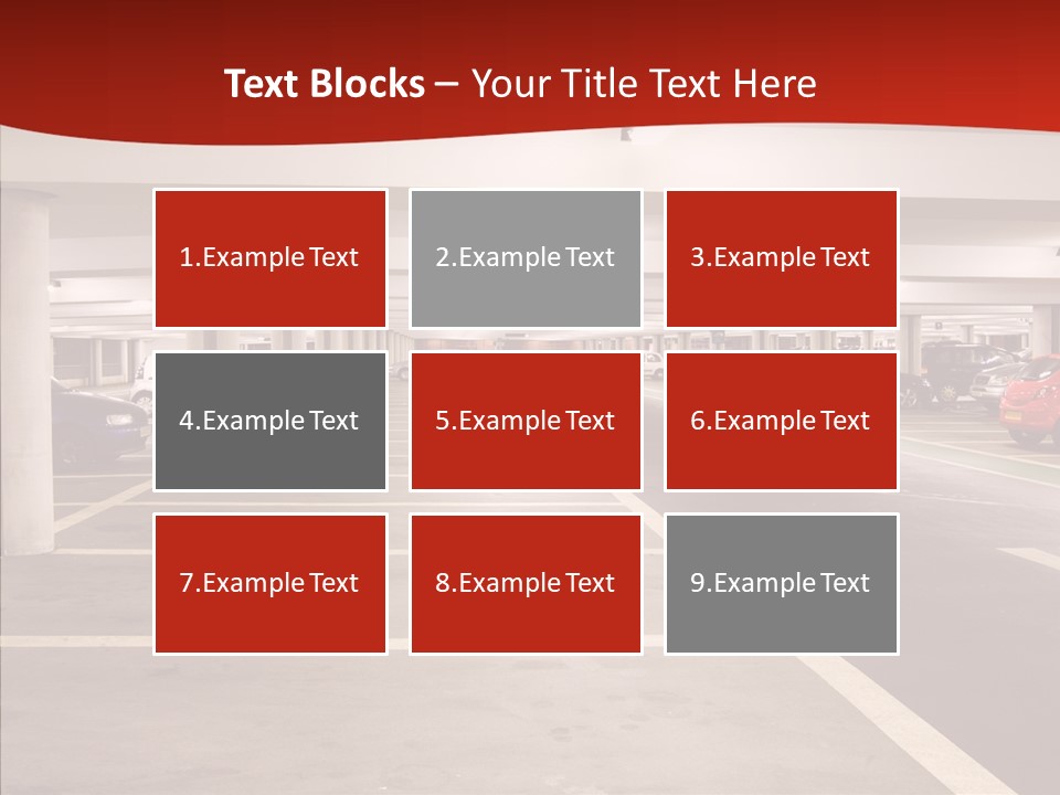 Red Transport Large PowerPoint Template
