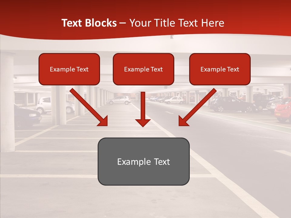 Red Transport Large PowerPoint Template