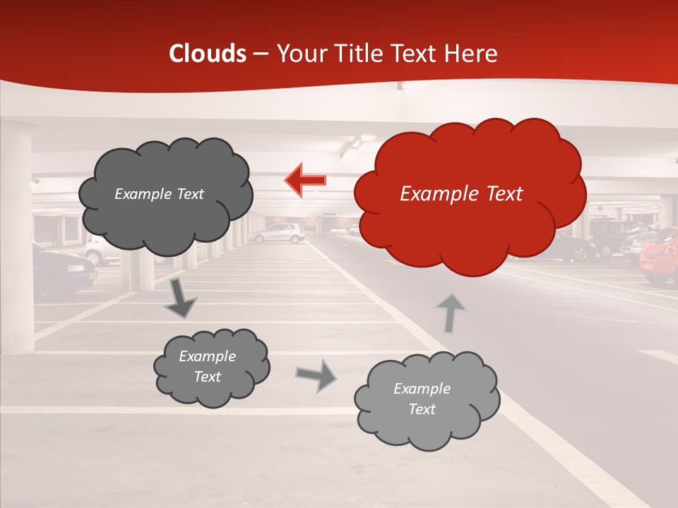 Red Transport Large PowerPoint Template
