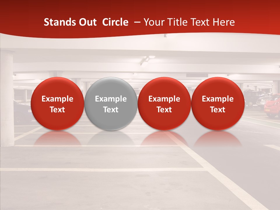 Red Transport Large PowerPoint Template