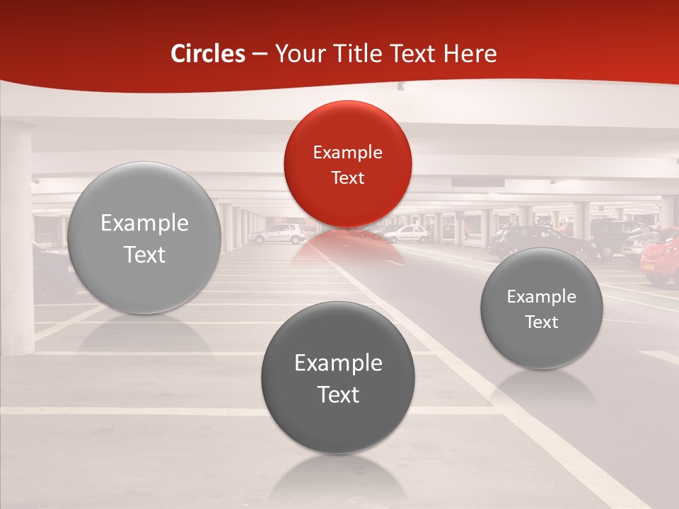 Red Transport Large PowerPoint Template