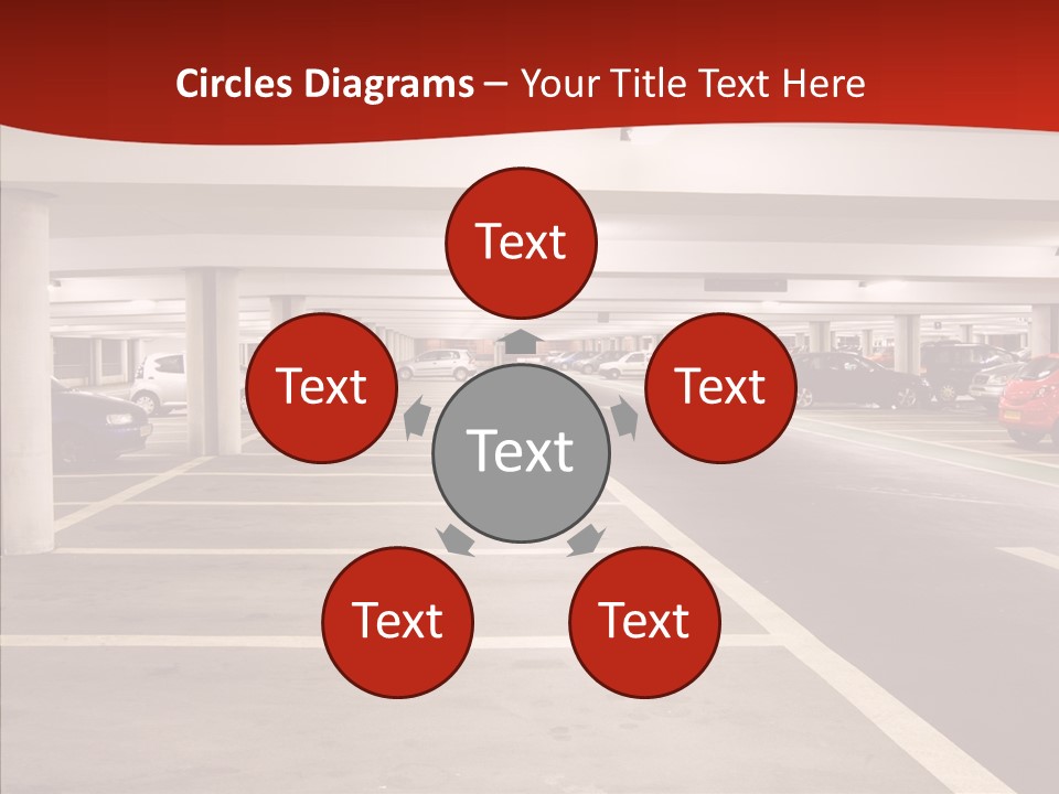 Red Transport Large PowerPoint Template