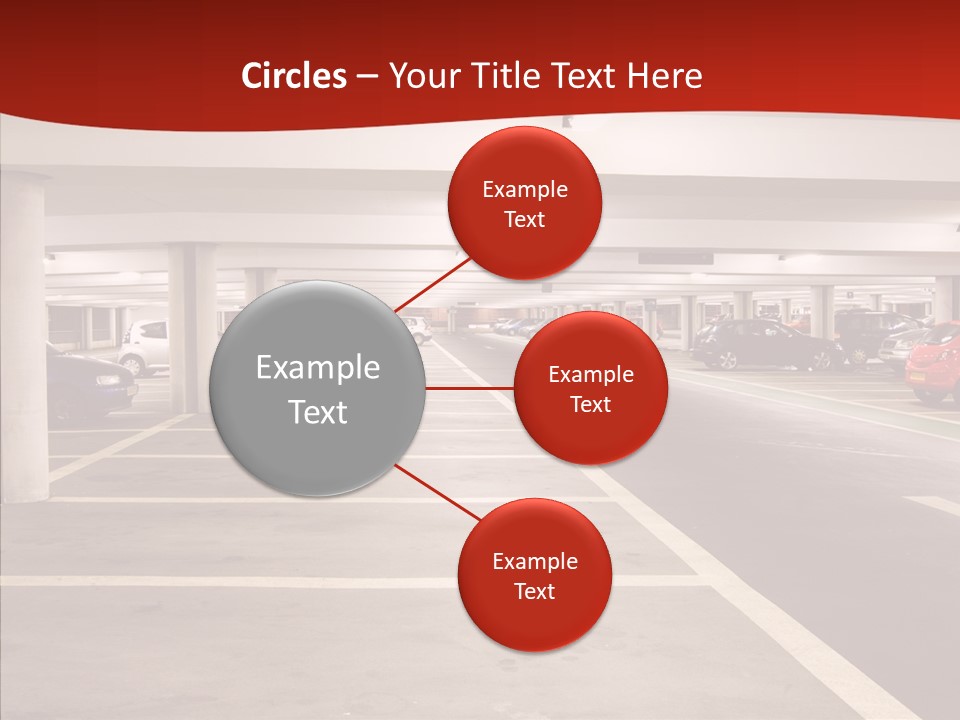 Red Transport Large PowerPoint Template