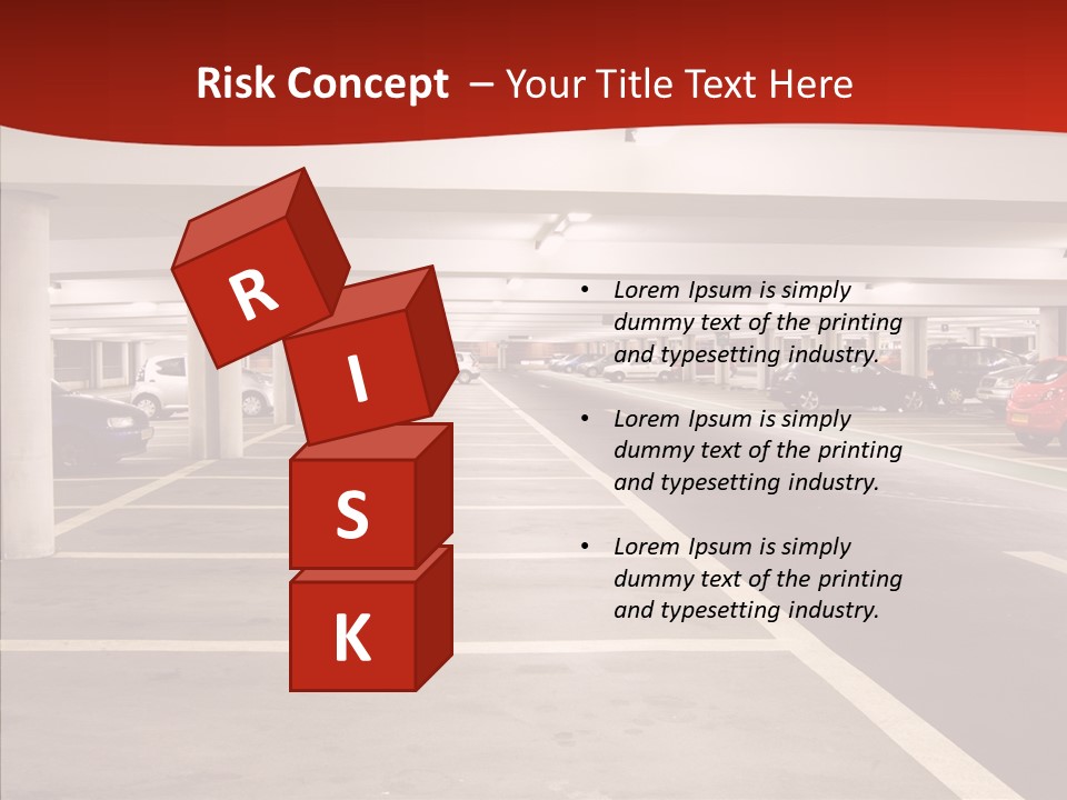 Red Transport Large PowerPoint Template