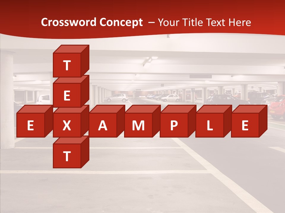 Red Transport Large PowerPoint Template