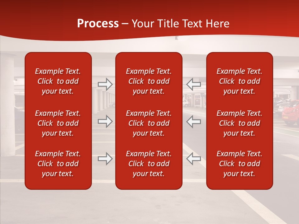 Red Transport Large PowerPoint Template